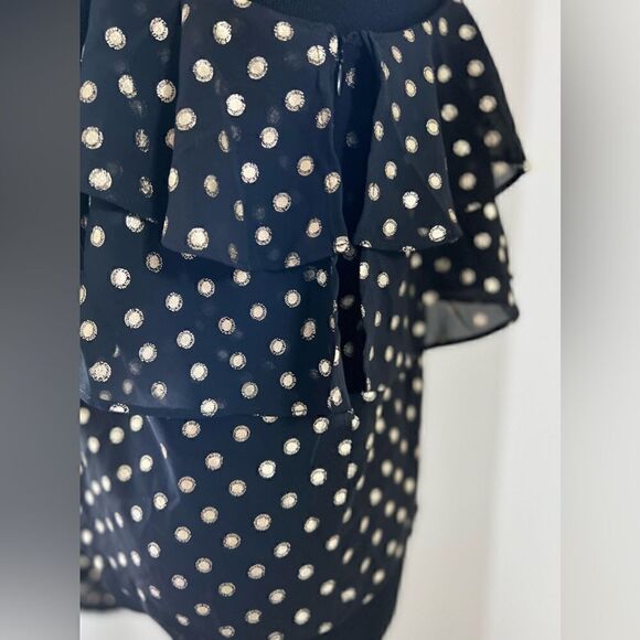 Yumi Kim Sparks Fly One Shoulder Top in Hot Spot Gold Polka Dot - Picture 15 of 16